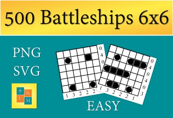 Battleships Loric Puzzle: Graphics for KDP Interiors