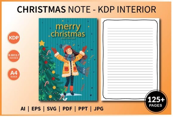 Christmas Notes: Graphics for KDP Interiors
