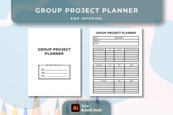 Group Project Planner KDP Interior Graphics