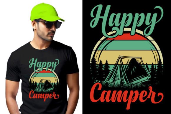 Happy Camper: Graphics for T-Shirt Designs