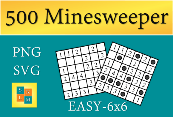 Minesweeper Logic Puzzle: Graphics for KDP Interiors